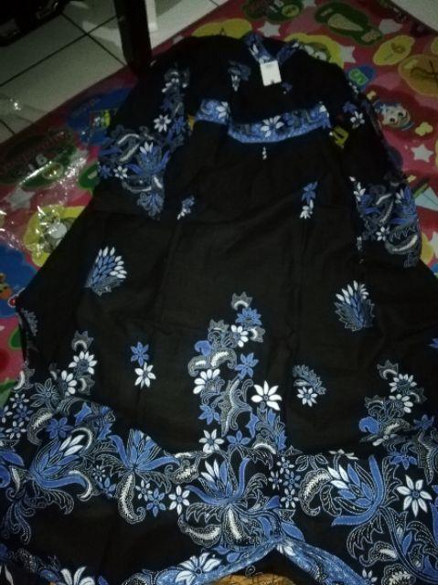 Baju Batik Couple Gamis Jumbo Murah Pasangan Modern Muslim | Klyn - 001 Cg Sakura