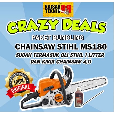 Harga Chainsaw Stihl Ms 180 Terbaru November 21 Biggo Indonesia