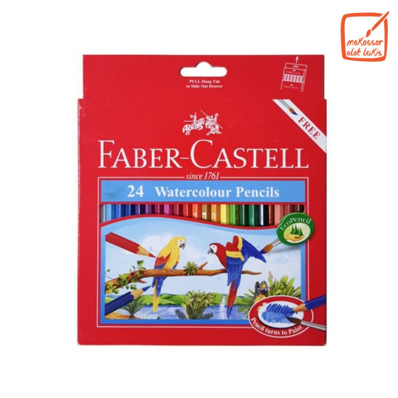 

Faber Castell Watercolour Pencil 24/36/48 Warna