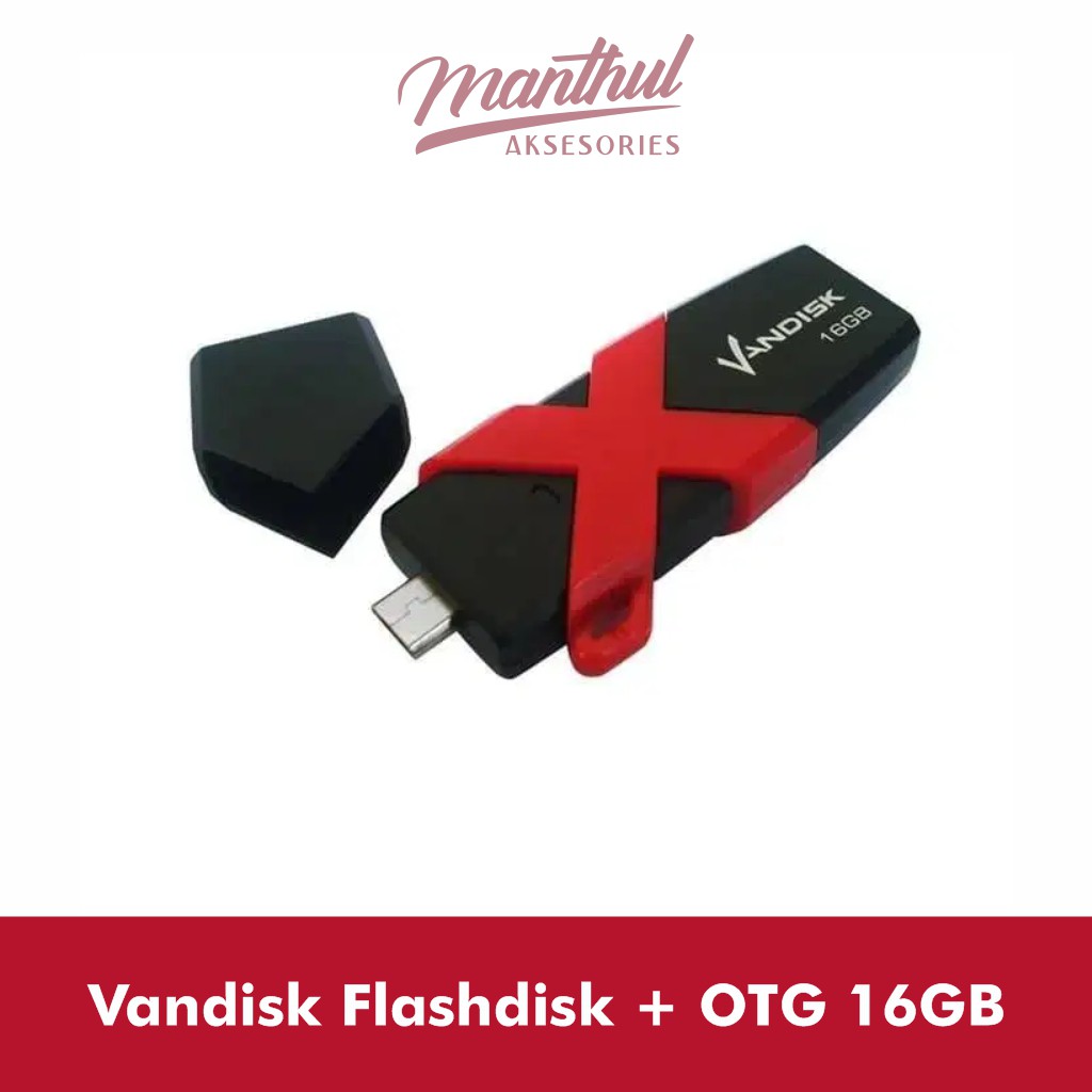 Vandisk Flashdisk + OTG 16GB USb dan micro usb