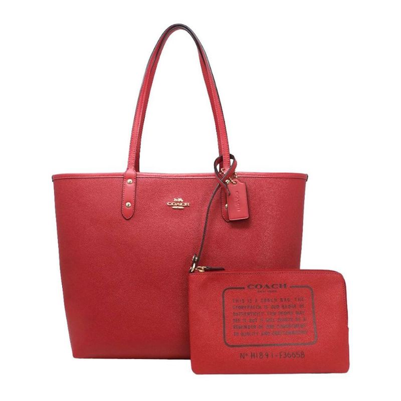 Coach Reversible City Zip Tote In Signature Canvas (C36658)