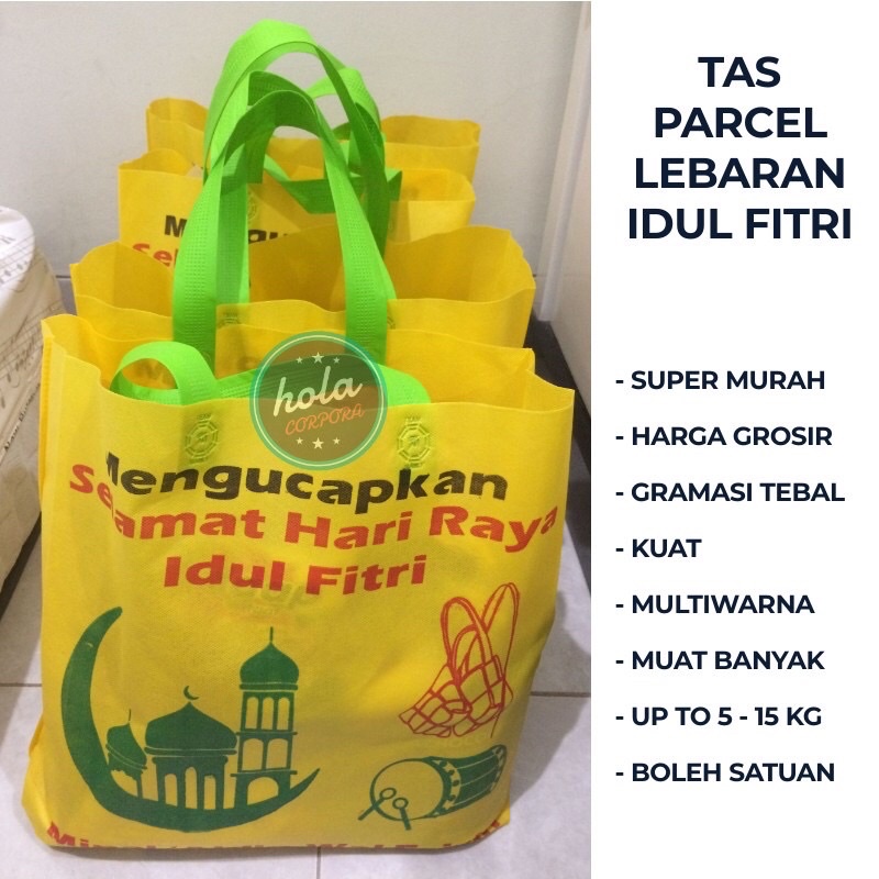 

38x45 Tas Parcel Lebaran Cantik Sablon Full Bolak Balik Super Jumbo Premium Wilco