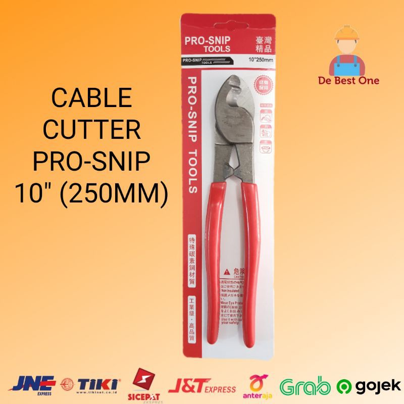 

Cable Cutter 10 Inch (250mm) / Gunting Kabel 10" 250mm PRO-SNIP