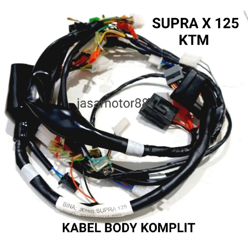 KABEL BODY KOMPLIT SUPRA X 125 KTM KUALITAS SUPER 32100 KTM 850