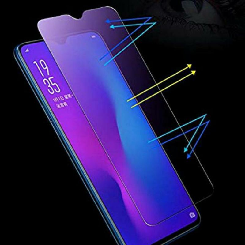 Tempered glass blue redmi 9 9a 9c A C antiradiasi blue light screen protector