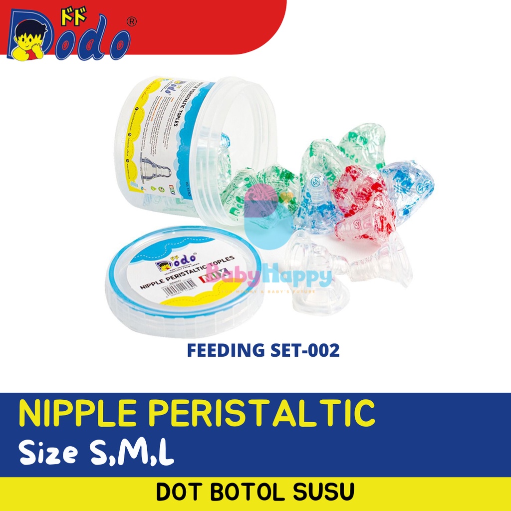 Jual Dodo Nipple Peristaltic Dot Botol Susu Size S M Dan L Shopee Indonesia