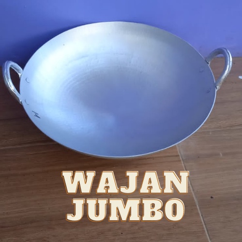 Garut Creatives Wajan Penggorengan Jumbo Anti Lengket Uk 50cm Asli Garut Kuali Aluminium Tebal Awet 