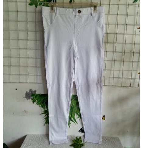 BMO-Celana Panjang tregging white off rodeo original brand