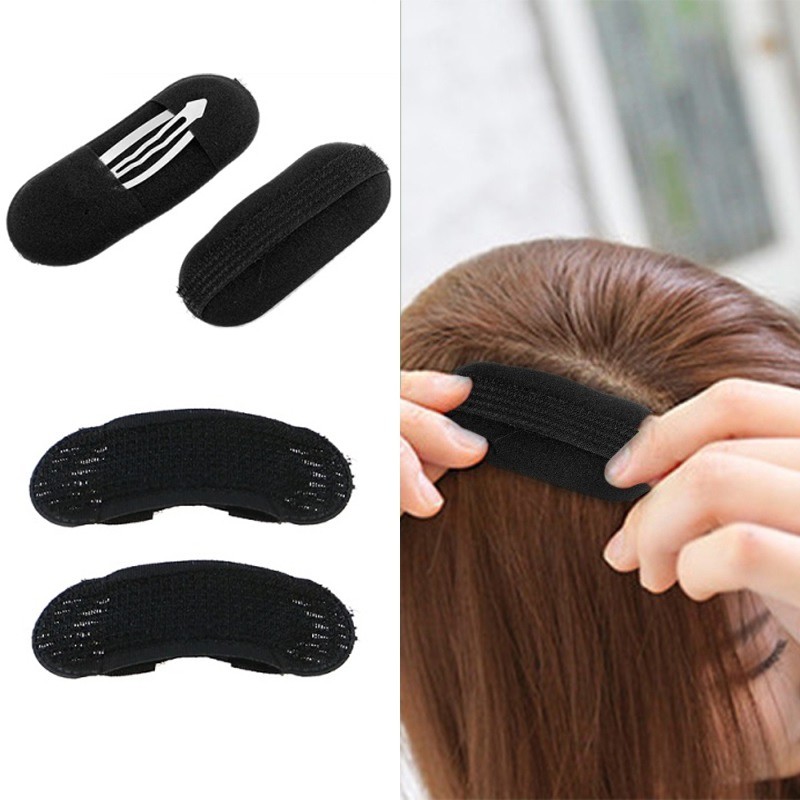 Jepit Hair Bump It / Bumpit / Penambah Volume Rambut Sanggul / Alat Sasak Rambut (2pcs/set) kimiko