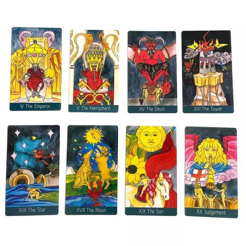 Reverse Scale Tarot 12x7cm include guide paper