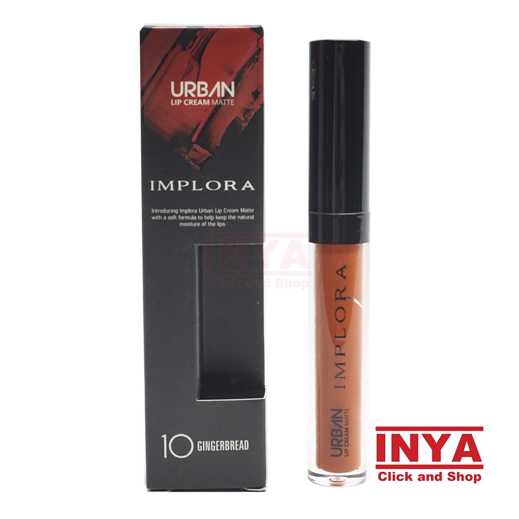 IMPLORA URBAN LIP CREAM MATTE 10 GINGERBREAD 2.9gr