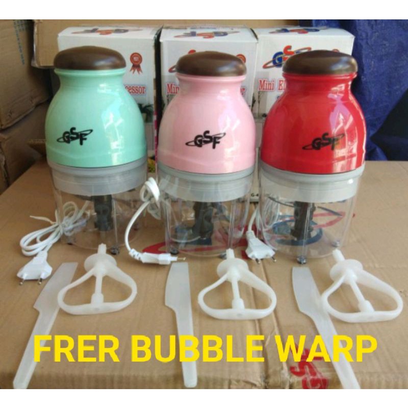 Terlaris !!! GSF Blender kapsul blender Capsule cutter GSF G 4077 Food Processor free bubble warp-0