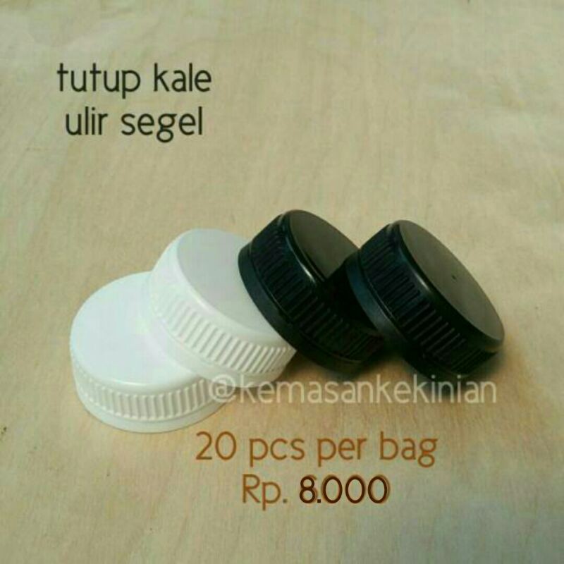 Tutup botol kale caffee atau valencia per kantong isi 20 pcs