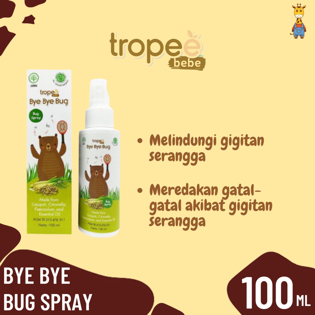 Tropee Bye Bye Bug Spray/Cream 100ml