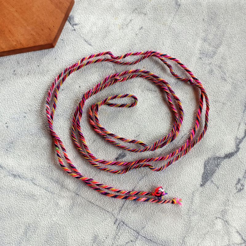 Tali Sangadatu Ulir Woll Bahan Gelang 190 cm / Bahan Gelang Sangadatu / Craft Dewata