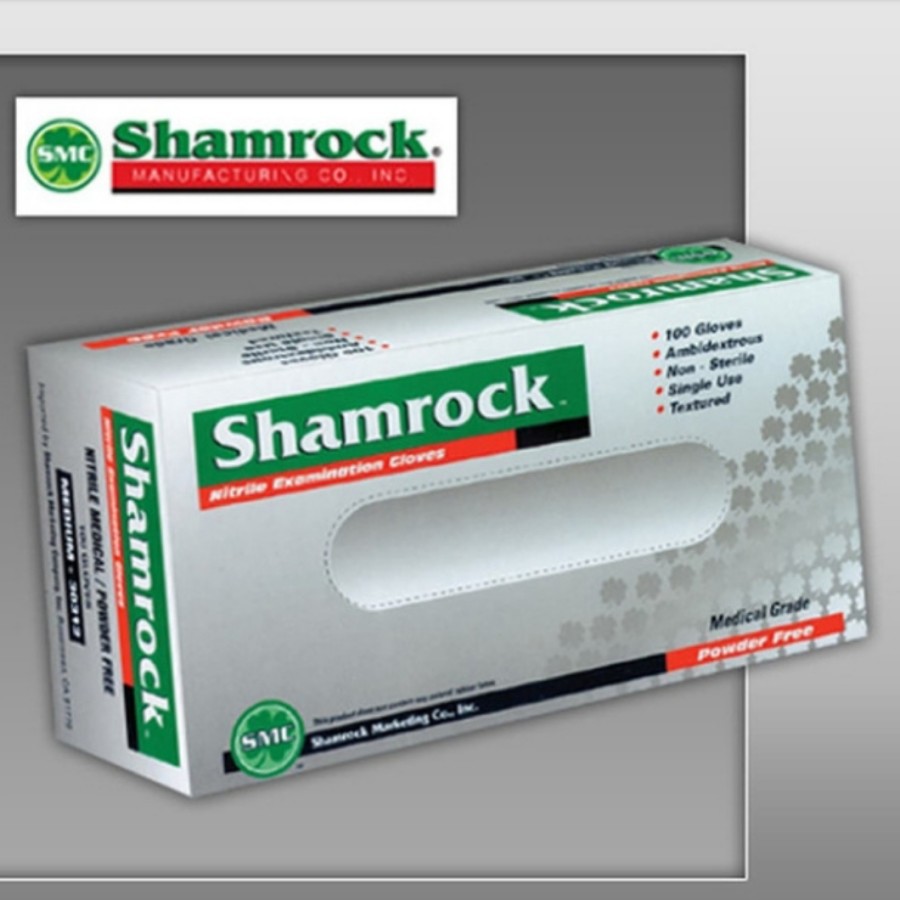 SHAMROCK Nitrile Gloves Powder Free