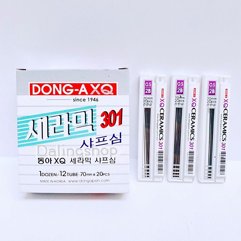 

Dalingshop Isi pensil mekanik Dong-A CERAMICS 0.5mm 2B [1 Tube]