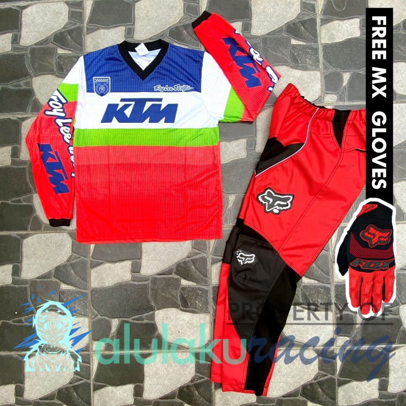 Jersey &amp; Celana MX Trail Motocross - Paket Bundling KTCT0103-F43