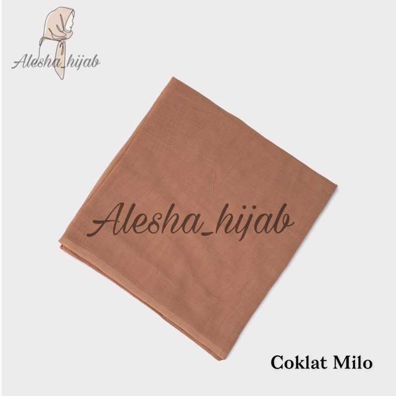 Segi Empat Paris | Jilbab Paris | Hijab Paris | Kerudung Paris Polos Premium-Milo