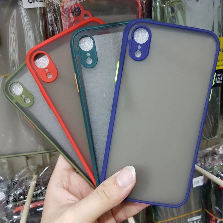 CASE MATTE IPHONE XR TRANSPARAN FUZE MACARON MY CHOICE - FA