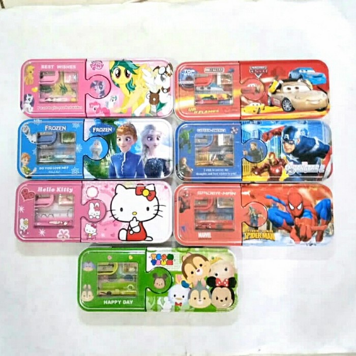 

Murah Kotak Tempat Pencil Pensil Statonery Kaleng Perlengkapan Sekolah Terbatas