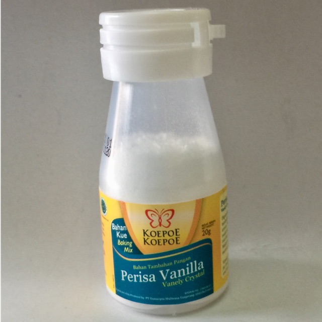 Perisa Vanilla Vanila Koepoe koepoe Vanili Crystal Kupu Kupu 20 gr