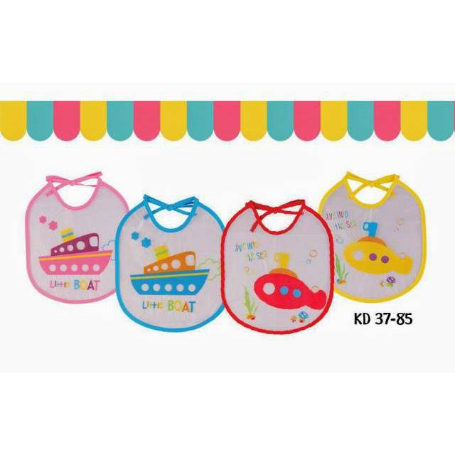 Makassar! Bib Celemek Kiddy Plastik Transparan 3785 3 PCS