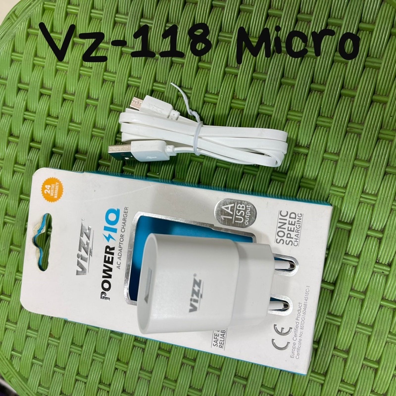 charger vizz original vz118 kabel micro