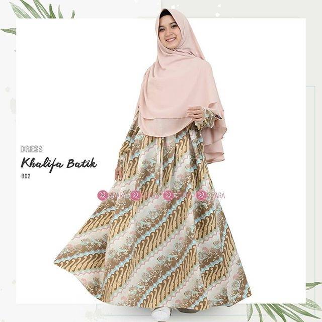 Khalifa Batik B02/Dress Zizara/Gamis Zizara