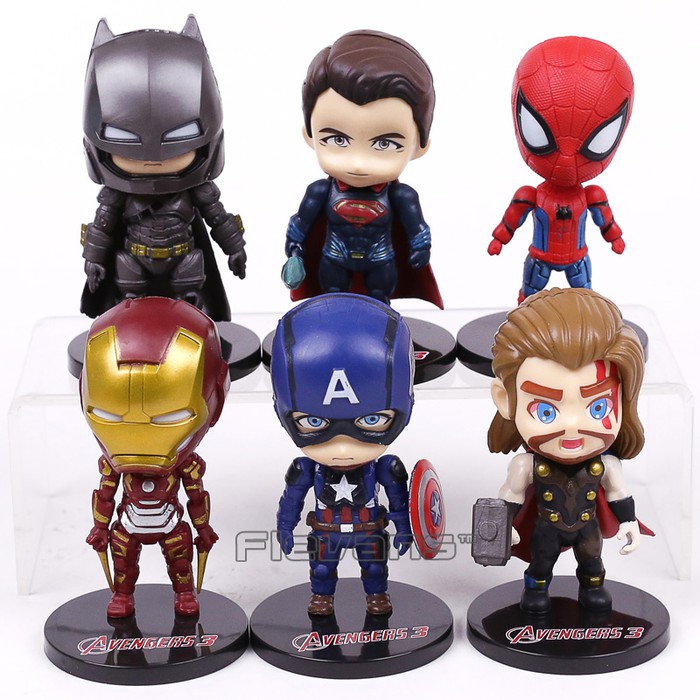 Jual Murah Figure Superhero Marvel DC Set 6