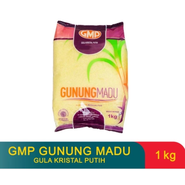 

GMP Gula Kristal Putih 1 KG x 20pcs Karton