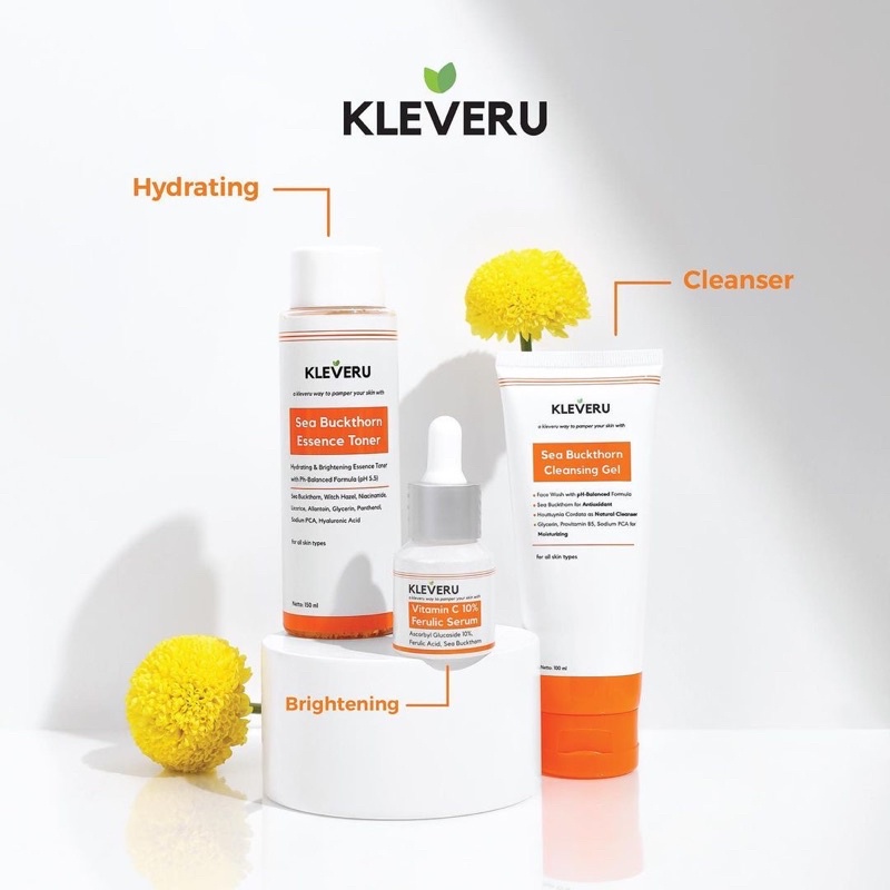 KLEVERU SEA BUCKTHORN ESSENC TONER&VIT C SERUM