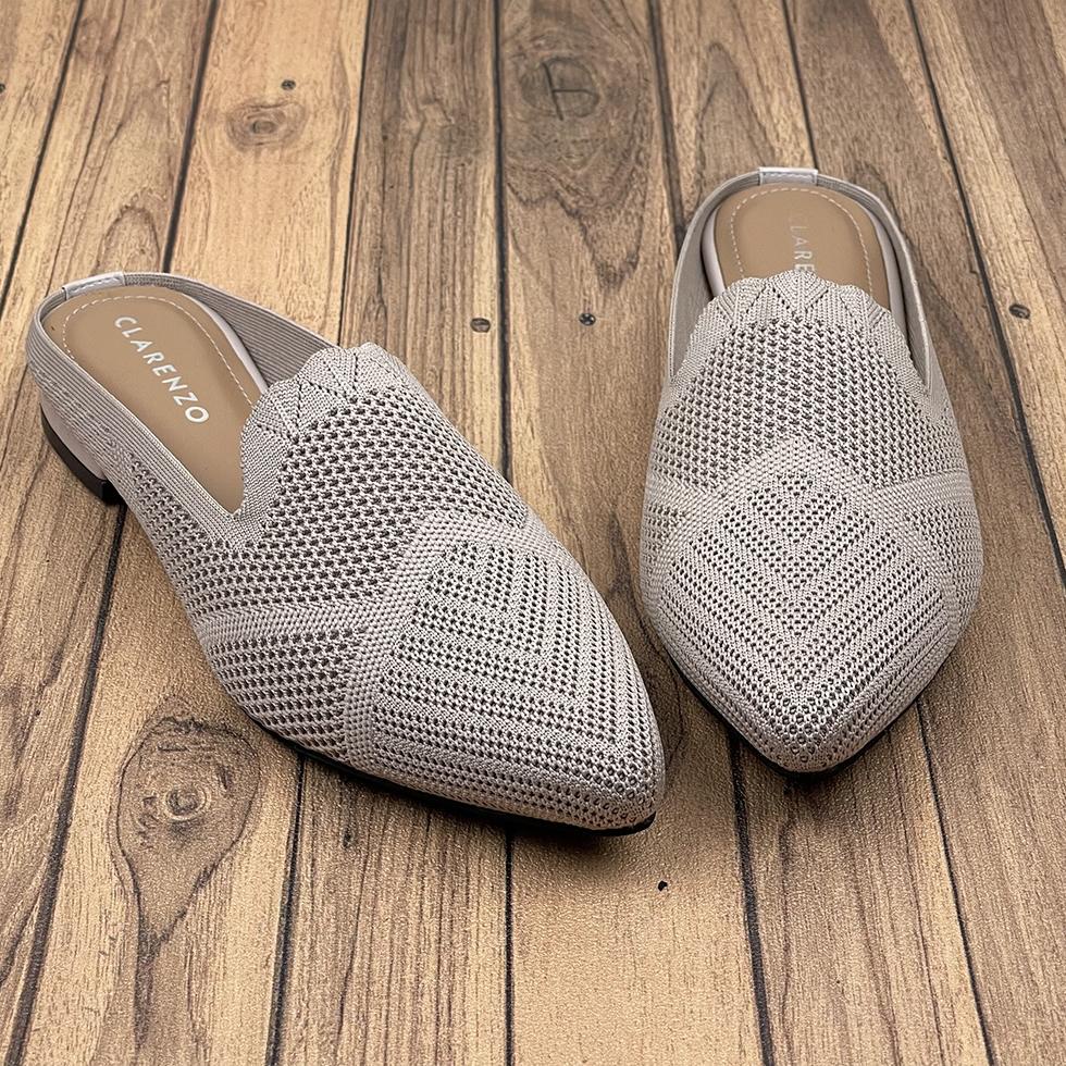 Sandal Mules Rajut Hak 1,5cm  RD03 ~ CLARENZO ◦ SRG.9228