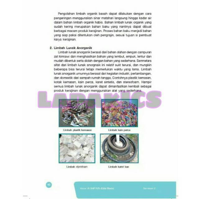 Buku Prakarya Kelas 7 SMP Kurikulum 2013 Revisi 2017-2018 Semester 1 dan 2 Kurtilas-7