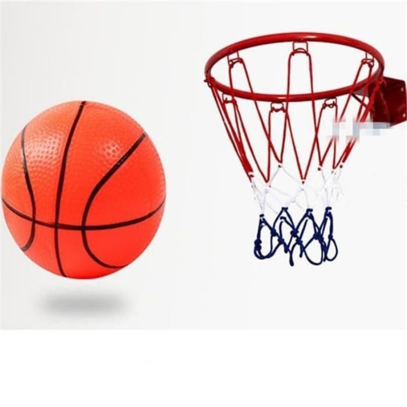 1 set Mainan bola basket + ring basket