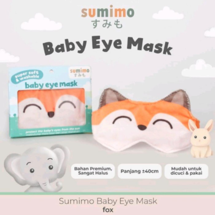 Eye Mask Baby Sumimo Pelindung Penutup Mata Bayi Kacamata Jemur Animal