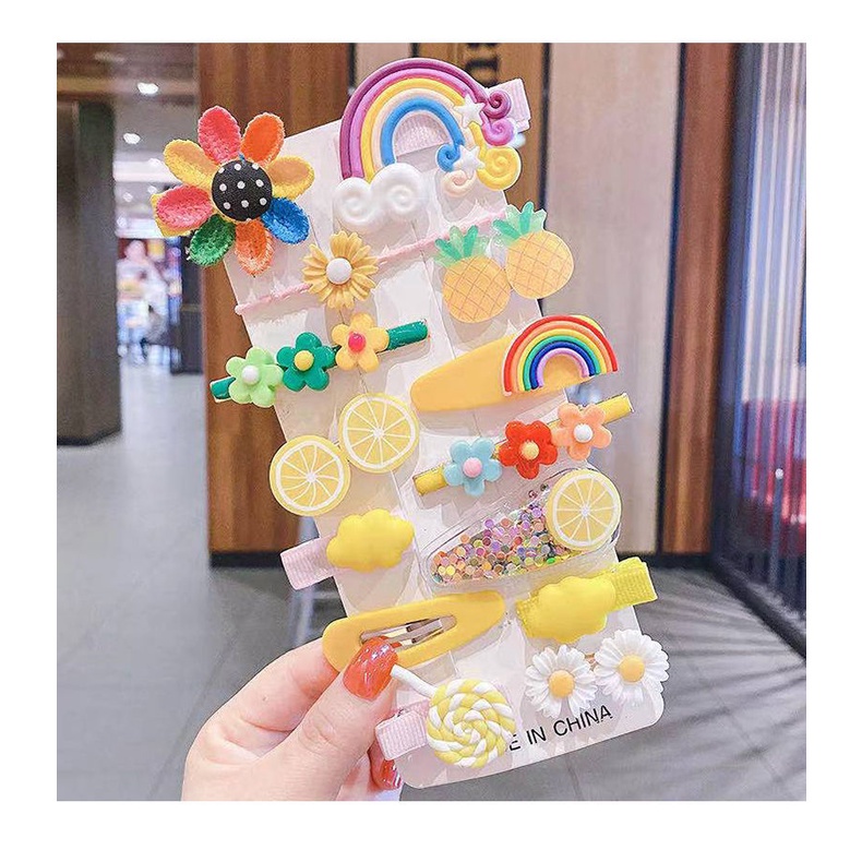 [PRINCESS KESLI] 14 in 1 jepitan Rambut Korea Anak Perempuan Karakter Lucu aksesoris fashion