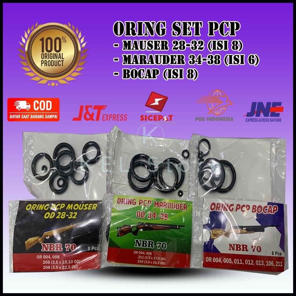 Oring Set PCP Mauser, Marauder & Bocap