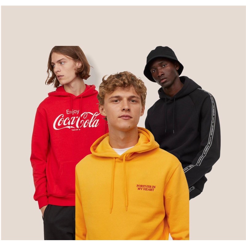 Hoodie Jumper  H.M Unisex coca cola, LA forever in my heart original