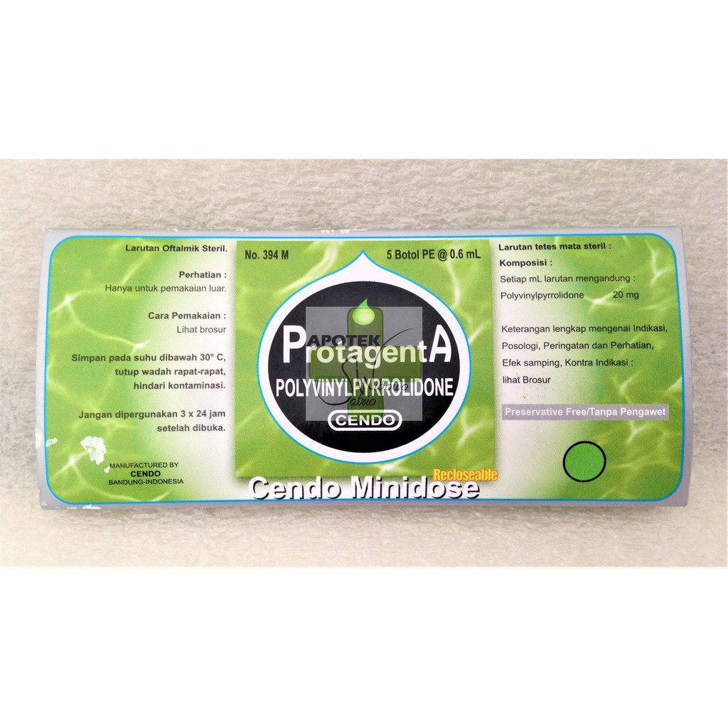 TETES MATA CENDO PROTAGENTA MINIDOSE 0,6 ML/BTL