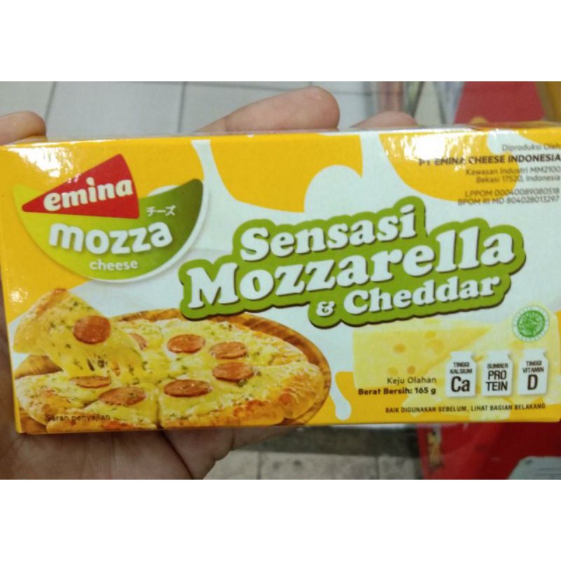 

Keju emina mozza cheese 165gr