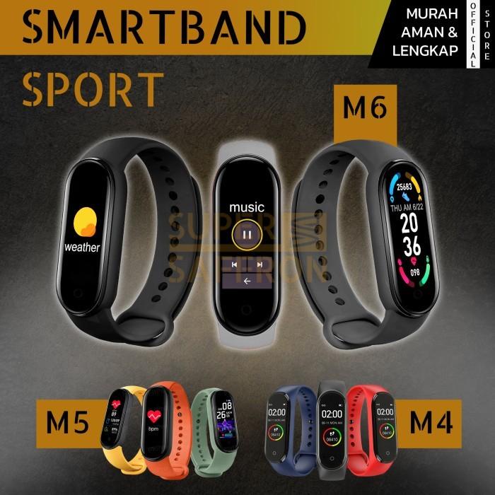 Smartband Bracelet Trendy Series M4 M5 M6 Aksesoris Jam Tangan