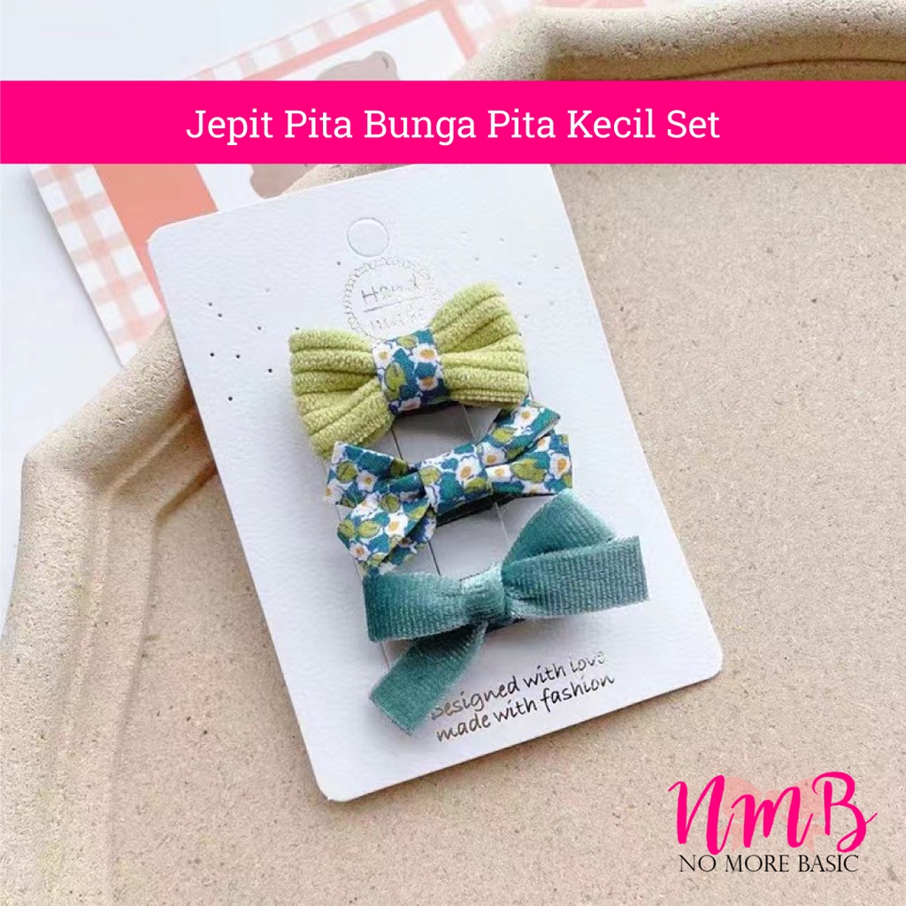 Jepit Pita Bunga Pita Kecil Set Jepitan Rambut Anak Perempuan Korea