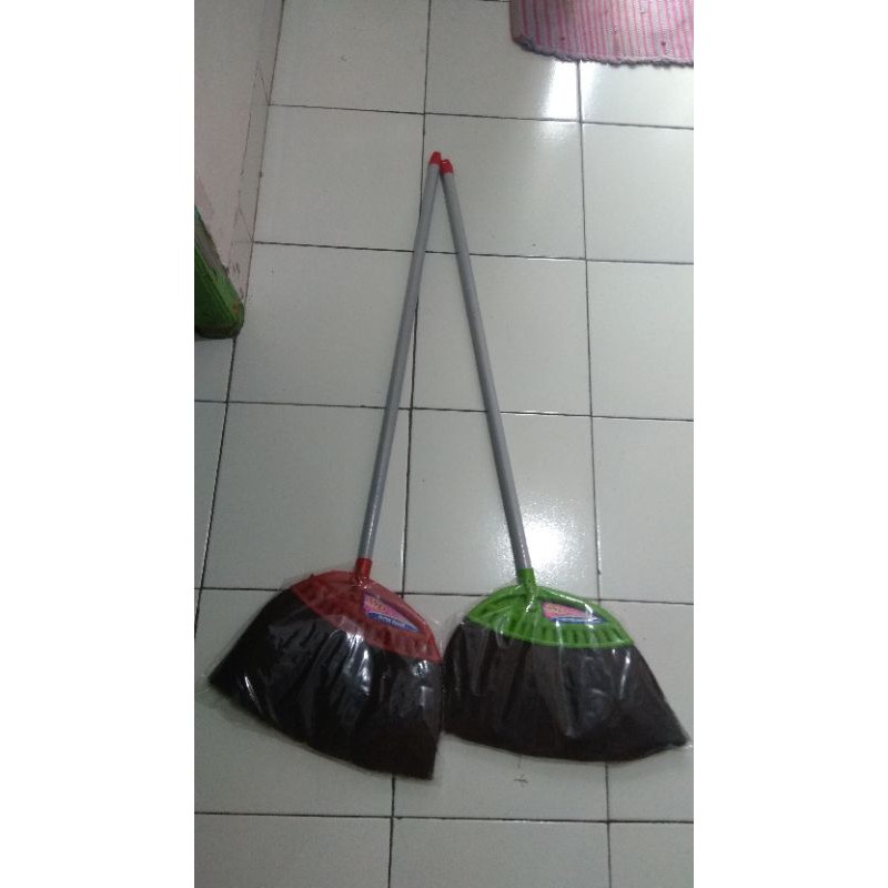 Sapu ijuk super sapu ijuk tebal sapu ijuk gagang kayu sapu lantai sapu murah
