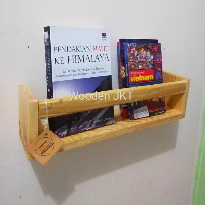 rak bumbu / rak dinding / rak buku kayu jati belanda