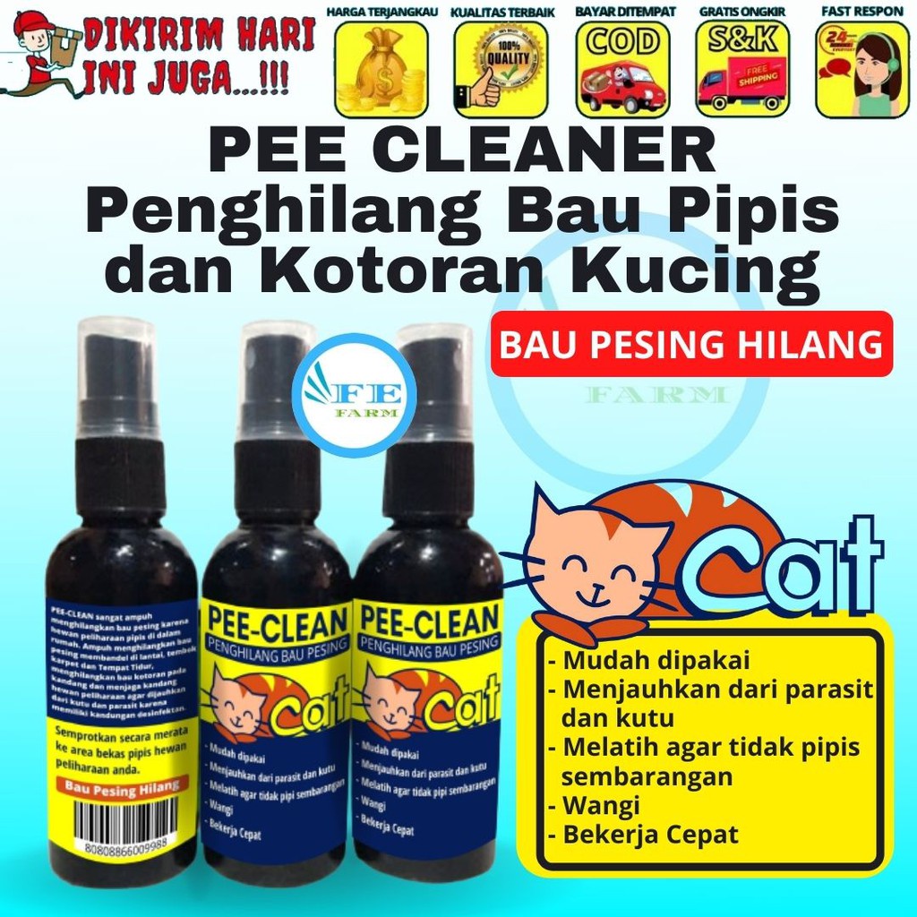 PEE CLEANER (PENGHILANG BAU PESING) | Spray Penghilang Bau Kotoran