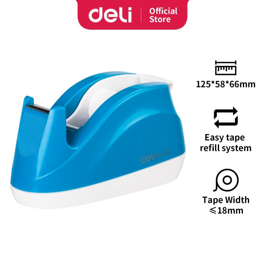 Tape Dispenser-Tape Dispenser Small - Deli E808