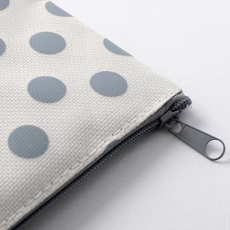 TEMPAT KOTAK PENSIL POLKADOT/TEMPAT PENSIL MOTIF LUCU GEOMETRY