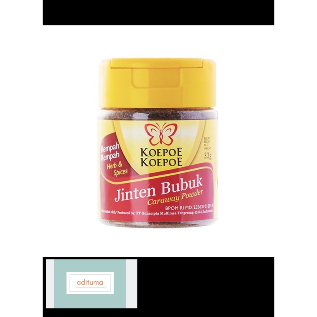 

Jinten Bubuk Koepoe-Koepoe 32gr