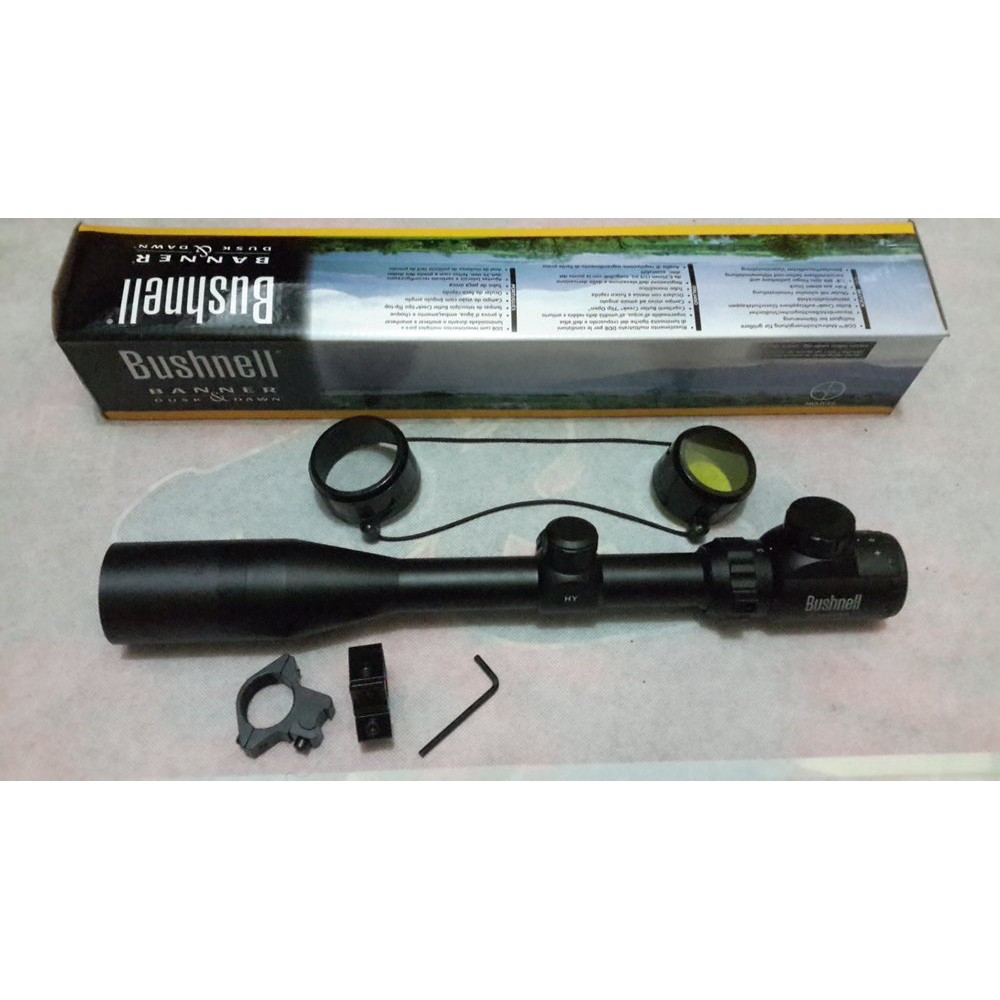 Telescope BUSHNELL 39x40 RGB + SUNHIDE teropong senapan angin tele